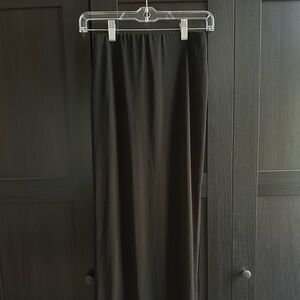 Stradivarius black maxi skirt